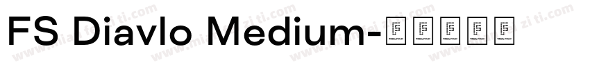 FS Diavlo Medium字体转换